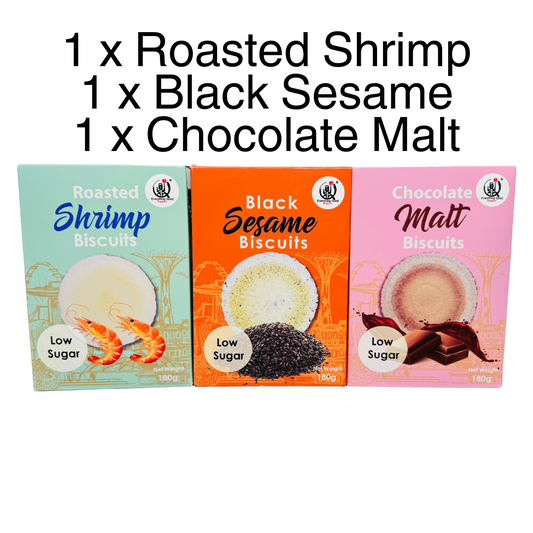 Everything Good Premium Biscuits 180g Per Box Packed in 9 Multi-packets (4-5 piece Per Packet) - Everything Good Singapore