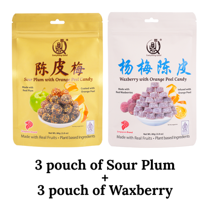 Sour Plum / Waxberry (陈皮梅/杨梅陈皮) - Everything Good Singapore