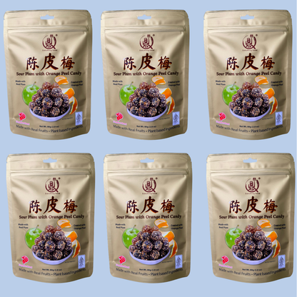[Bó 6] Kẹo Mận Vỏ Cam (陈皮梅)
