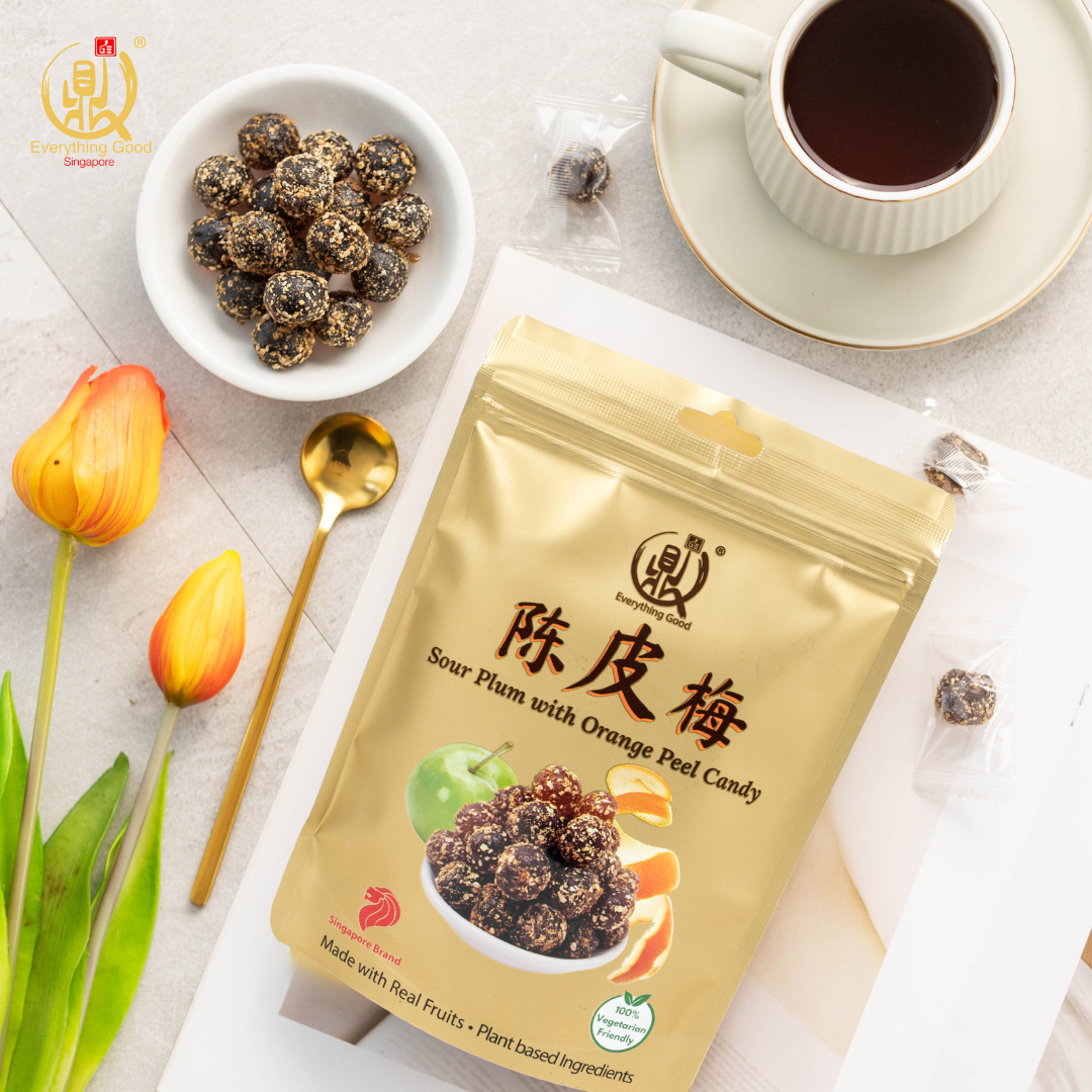 [Bundle of 6] Plum with Orange Peel Candy (陈皮梅) - Everything Good Singapore
